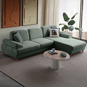 Aries Yataklı Sandıklı Köşe Takımı Yeşil Sağ Köşe Yeşil