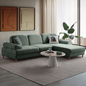 Eymense Aries Yataklı Sandıklı Köşe Takımı Yeşil Sağ Köşe