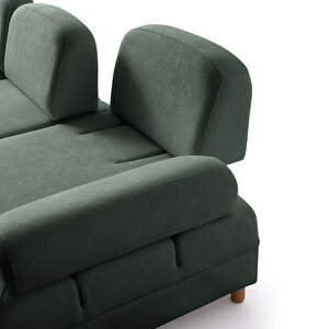 Eymense Aries Yataklı Sandıklı Piyonlu Köşe Takımı Yeşil Sol Köşe