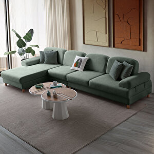 Aries Yataklı Sandıklı Piyonlu Köşe Takımı Yeşil Sol Köşe Yeşil