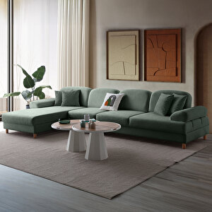 Aries Yataklı Sandıklı Piyonlu Köşe Takımı Yeşil Sol Köşe Yeşil