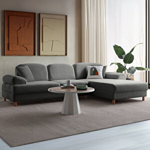 Aries Yataklı Sandıklı Köşe Takımı Antrasit Sağ Köşe Antrasit