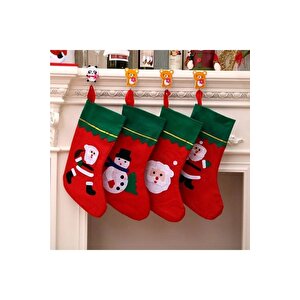 Yılbaşı Çam Ağacı Çorabı 30 Cm Mix (1 Adet)