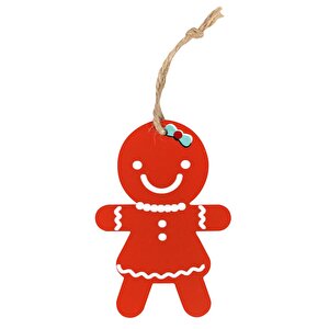 8 Adet Pancake Man 10*6cm Yılbaşı Süsü