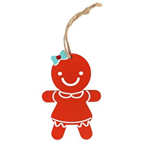 8 Adet Pancake Man 10*6cm Yılbaşı Süsü