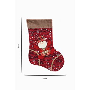 Noel Profesör Çorap 42*26cm Yılbaşı Süsü