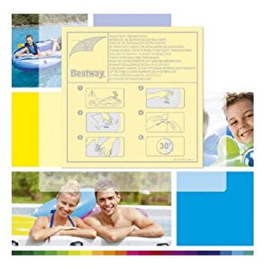 Bestway Şişme Yatak Yastık Havuz Oyuncak Vs. Tamir Onarım Yaması 62068 + Japon Yapıştırıcısı