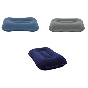 Bestway 2 Adet Şişme Yastık 67121 Kadife 42x26x10 Cm Asorti