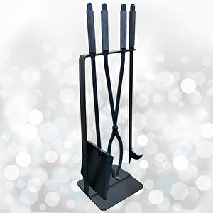 Şömine Seti Kürek Maşa Ateş Demiri Takımı Soba Şömine Aksesuar Set