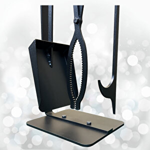 Şömine Seti Kürek Maşa Ateş Demiri Takımı Soba Şömine Aksesuar Set