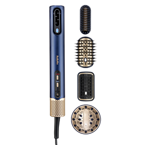 Saç Kurutma Ve Şekillendirme Seti Air Wand, Difüzör Ve Paddle Başlık Dahil, 1600w, 4 Başlık, İyon Teknolojisi