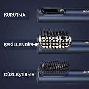 Saç Kurutma Ve Şekillendirme Seti Air Wand, Difüzör Ve Paddle Başlık Dahil, 1600w, 4 Başlık, İyon Teknolojisi