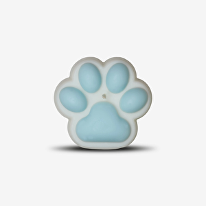 Lavanta Kokulu Mavi Pati Figürlü Soya Mumu - Rahatlatıcı Dekoratif Mum