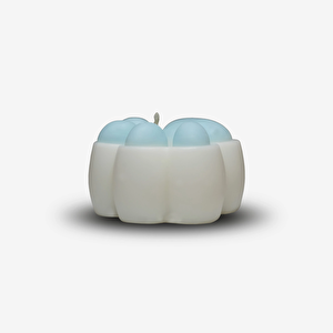 Lavanta Kokulu Mavi Pati Figürlü Soya Mumu - Rahatlatıcı Dekoratif Mum