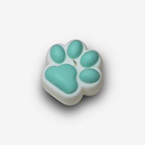 Çam Kokulu Yeşil Pati Figürlü Soya Mumu - Doğal Ve Dekoratif Soya Mumu