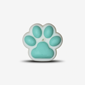 Çam Kokulu Yeşil Pati Figürlü Soya Mumu - Doğal Ve Dekoratif Soya Mumu