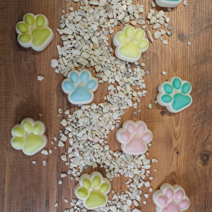 Japon Kiraz Çiçeği Kokulu Pembe Pati Figürlü Soya Mumu - Dekoratif Kokulu Mum