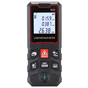 B40 Temel Seviye Lazer Mesafe Ölçer Lazermetre Hobi Ve Hafif İşler İçin