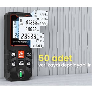 B40 Temel Seviye Lazer Mesafe Ölçer Lazermetre Hobi Ve Hafif İşler İçin