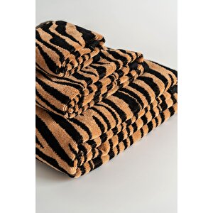 Soley | Tiger | %100 Pamuk Kadife Misafir Havlusu