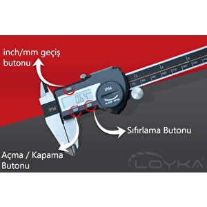5110-150 Dijital Kumpas 0-150mm Ip54 Korumalı