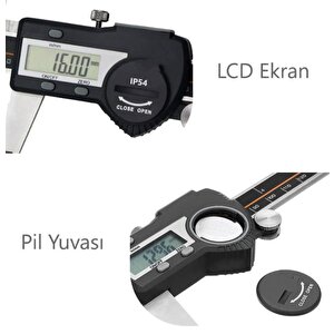 5110-200 Dijital Kumpas 0-200mm (ip54 Korumalı)