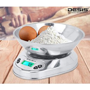 Desis Kfs-s3 Paslanmaz Mutfak Terazisi
