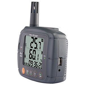 Az 88081 Profesyonel Sıcaklık Ve Nem Ölçer Kayıt Özellikli Datalogger