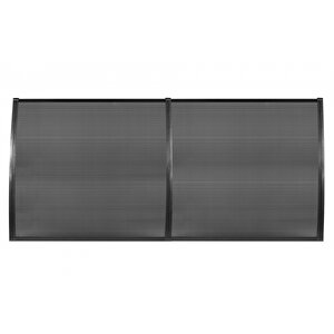 Cosmos Kapı Pencere Üstü Pratik Sundurma 105x240 - Siyah