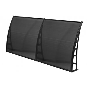 Cosmos Kapı Pencere Üstü Pratik Sundurma 105x240 - Siyah