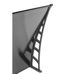 Cosmos Kapı Pencere Üstü Pratik Sundurma 105x240 - Siyah