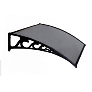 Pratik Sundurma Kapı Pencere Üstü 100x150 Cm Antrasit Gri 6 Mm Levhalı