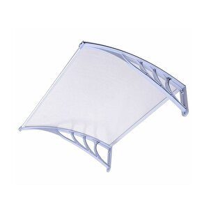 Kapı Pencere Üstü Pratik Sundurma 120 X 100 Cm Gri