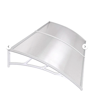 Kapı Pencere Üstü Pratik Sundurma 240 X 100 Beyaz