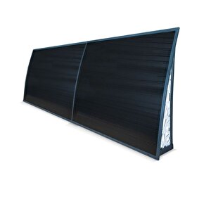 Azalea Alüminyum Kapı Üstü Pratik Sundurma 200x105 Cm Antrasit Gri