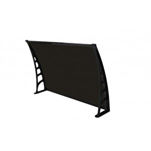 Crocus Kapı Pencere Üstü Pratik Sundurma 80x120 – Siyah