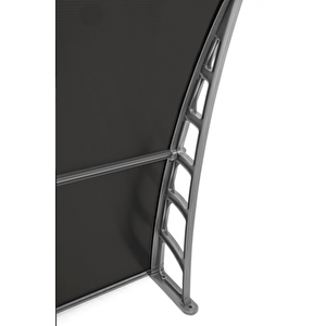 Lupin Kapı Pencere Üstü Pratik Sundurma 105x240 - Siyah