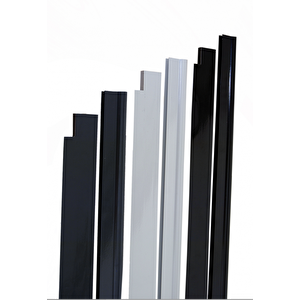 Pratik Sundurma Kapı Pencere Üstü 100x240 Cm Siyah 6 Mm Levhalı