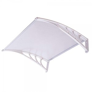 Kapı Pencere Üstü Pratik Sundurma 120 X 100 Cm Beyaz