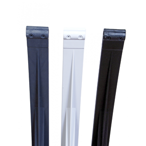 Pratik Sundurma Kapı Pencere Üstü 100x450 Cm Antrasit Gri 6 Mm Levhalı