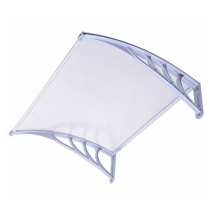 Kapı Pencere Üstü Pratik Sundurma 120 X 80 Cm Gri