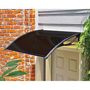 Kapı Pencere Üstü Pratik Sundurma 150 X 100 Cm Siyah