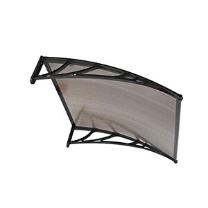 Kapı Pencere Üstü Pratik Sundurma 150 X 100 Cm Siyah