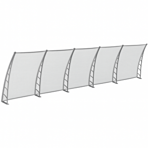 Cosmos Kapı Pencere Üstü Pratik Sundurma 105x600 - Şeffaf