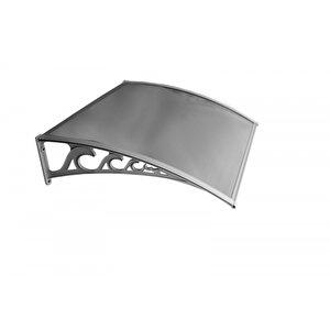 Pratik Sundurma Kapı Pencere Üstü 100x150 Cm Gri 6 Mm Levhalı