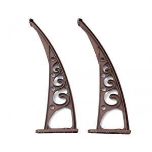 Pratik Sundurma Kapı Pencere Üstü 100x150 Cm Kahve 6 Mm Bronz Levha