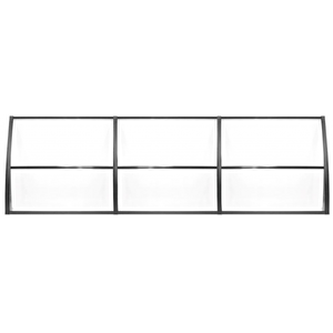 Lupin Kapı Pencere Üstü Pratik Sundurma 105x360 - Şeffaf