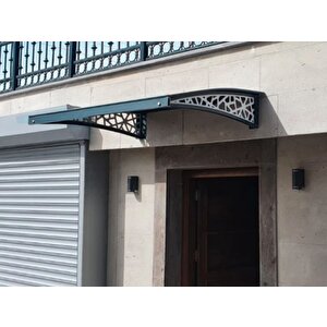 Azalea Alüminyum Kapı Üstü Pratik Sundurma 150x105 Cm Antrasit Gri