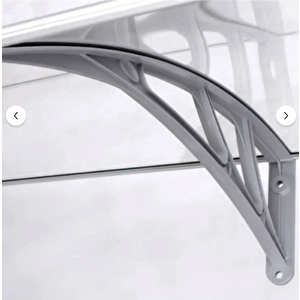 Kapı Pencere Üstü Pratik Sundurma 120 X 60 Cm Beyaz