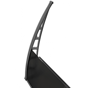 Lupin Kapı Pencere Üstü Pratik Sundurma 105x120 - Siyah